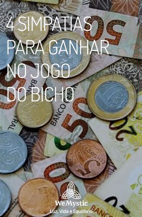 simpatias para ganhar no bicho